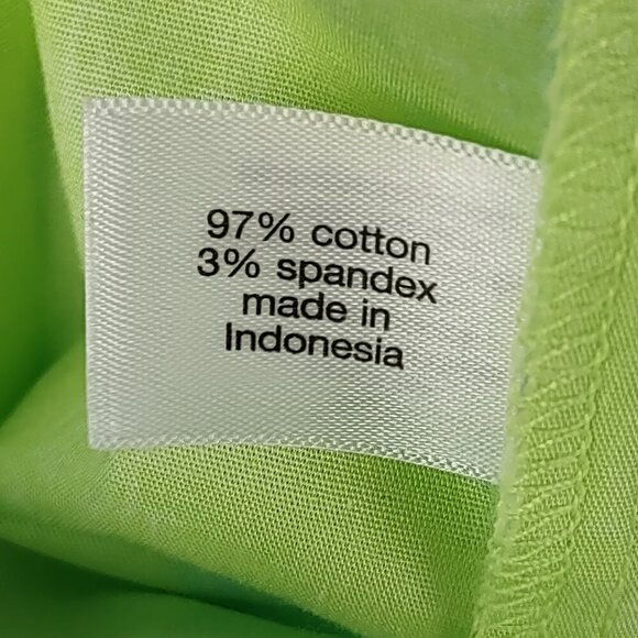 Lane Bryant Plus Size 16 Hi-Low Sleeveless Dress Green Blue Abstract Cotton - Picture 12 of 13